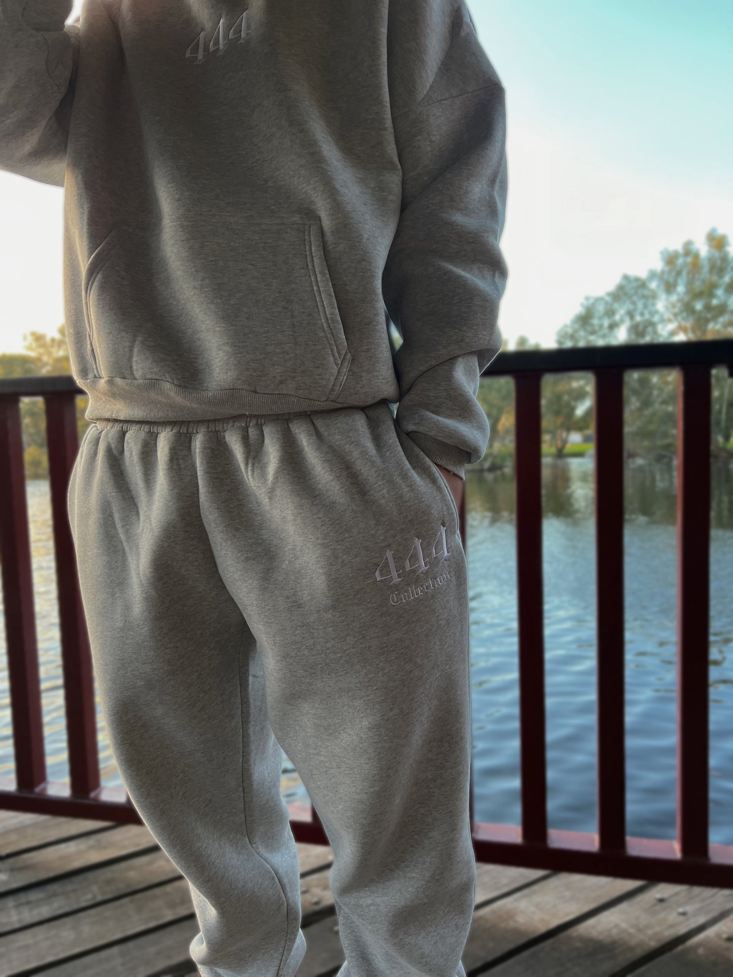Grey sweats