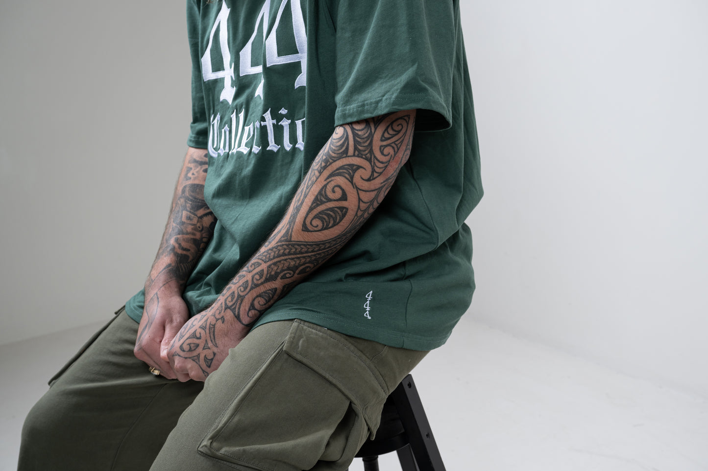 Green & White